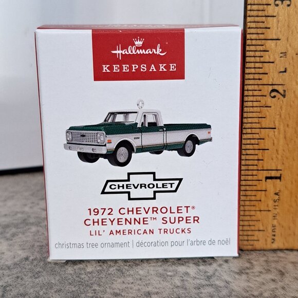 Hallmark 2024 Lil' American Trucks #2 1972 CHEVROLET CHEYENNE SUPER ~ NMIB - Picture 10 of 10